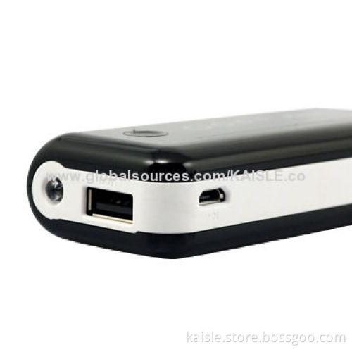 Power Banks/Supplier, 4,400mAh Capacity, 5V at 1A Input